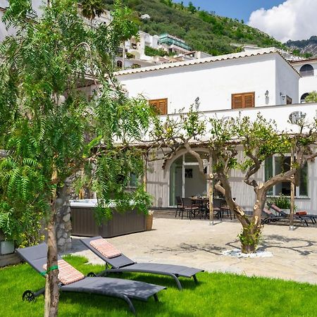Villa Mimina - Exclusive Villa With Garden, Jacuzzi And Sea View プライアーノ エクステリア 写真
