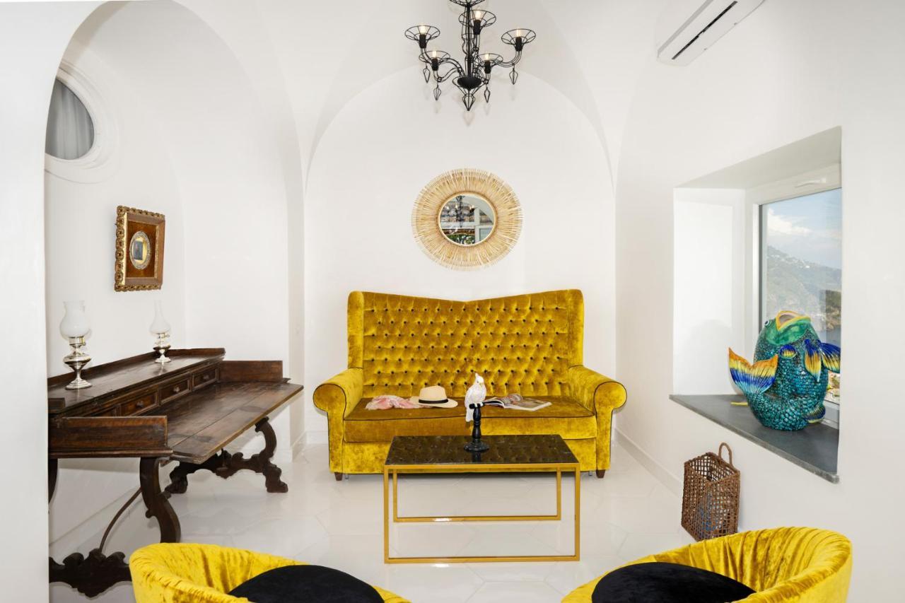 Villa Mimina - Exclusive Villa With Garden, Jacuzzi And Sea View プライアーノ エクステリア 写真